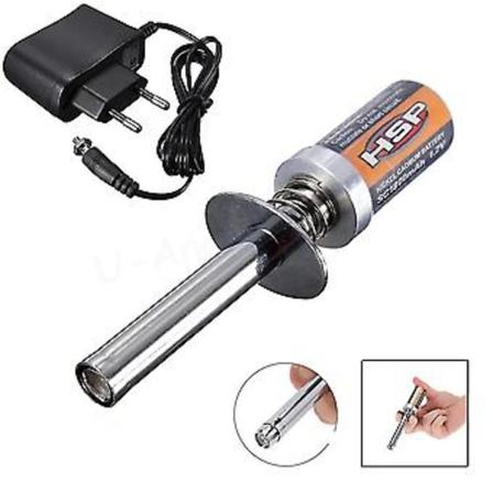Rc 1,2 V 1800mah/3600mah Glödstiftsstartare Tändare Hsp 80101 Uppladdningsbar För Gas Nitro Motor Effekt 1/10 1/8 Rc Bil Reparation 1800mah EU-kontakt