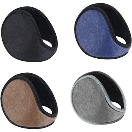 4-pak Multicolor Vinter Udendørs Sport Snowboarding Vindtætte Plys Ørevarmere Unisex Ørevarmere