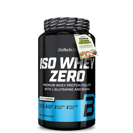 Biotech USA Iso Whey Zero Laktosreducerat Vassleproteinisolat 908 g