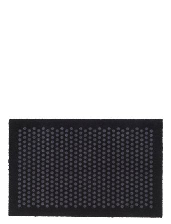 tica copenhagen Floormat Polyamide, 90X60 Cm, Dot Design - Black - 90X60X0.7CM