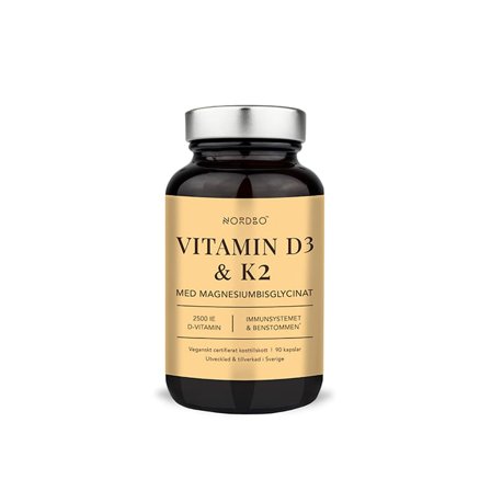 Nordbo D3 & K2 90 kapsler