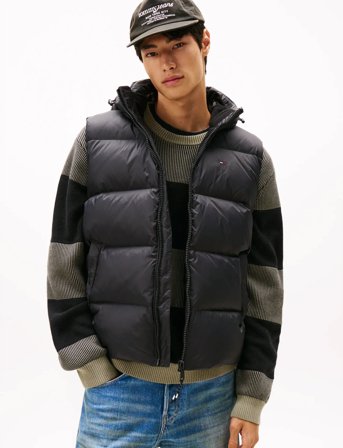 Tommy Jeans Tjm Essential Down Vest Ext - Black - XXL