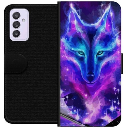 Plånboksfodral till Samsung Galaxy A82 5G med Neon Varg