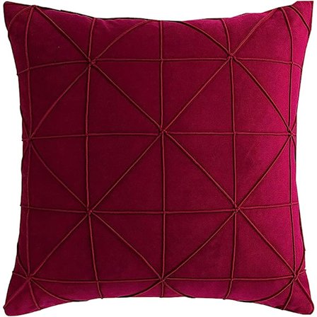 Fløyels Putetrekk 18x18 - Kryss Dekorative Putetrekk