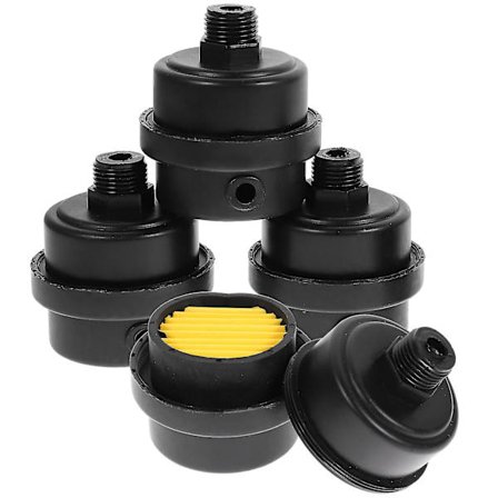4 stk. Luftfilter Luftkompressor Tilbehør Luftpumpe Kompressorfilter Luftkompressor Udskiftning
