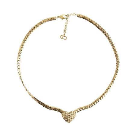 Dior Vintage Pre-owned Halsband gul, Dam Vintage Smycken, Dam, Storlek: ONE SIZE