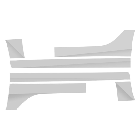 Etu- ja takaovien naarmuuntumissuojakalvo, TPU, tarra, kääre, vuodelle 2024