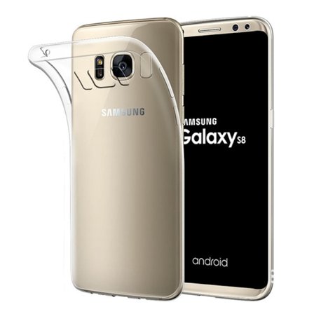 Transparent Silikon TPU-Skal till Samsung S8 PLUS