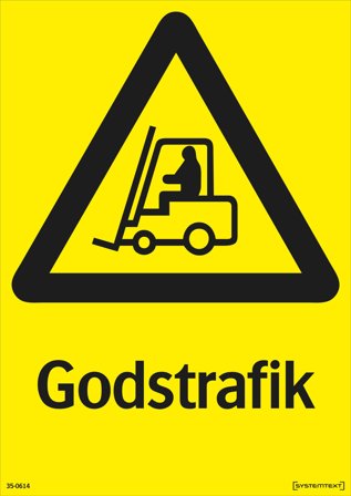 Systemtext 350614 Skylt 210 x 297 mm, Skyltar & tillbehör