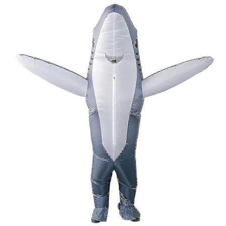 Oppblåsbar Kostyme Oppblåsbar Kostyme Hai Spill Halloween Jumpsuit Cosplay Antrekk Gave For Voksen
