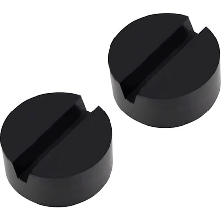 2 stk. Donkraft Gummipude Gummipude Donkraft Universal Slidsramme Donkraftbeskytter Til Biler Og SUV'er Til Donkrafte Og Lifte