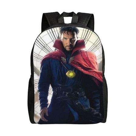 Doctor Strange Ryggsäck, Rese Laptop Ryggsäck, Vattenavvisande College Skolväska, Hållbar