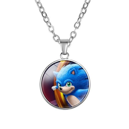 Kids Sonic The Hedgehog Pendant Presentbox Brithday Children D