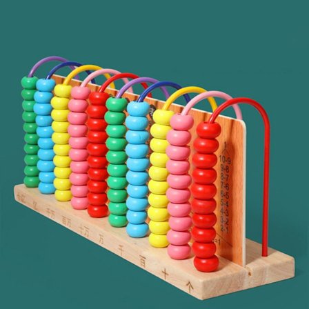 Puinen Abacus-laskentahelmi A A