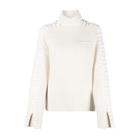 Ermanno Scervino Turtlenecks Hvid, Dame Rullekraver