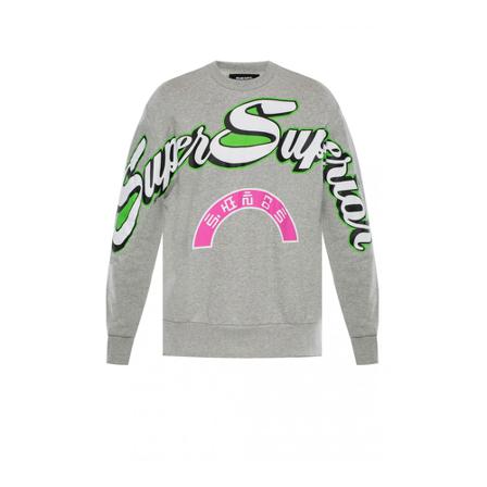 Diesel, Sweat coton Szary, Mężczyzna, Rozmiar: L