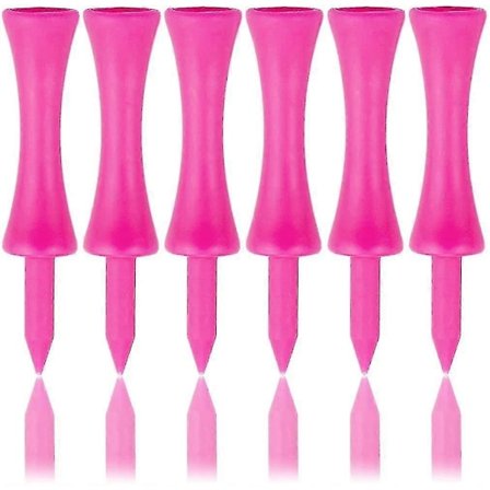 57mm Rosa Golfpeg i Plast 100-pack - Perfekt