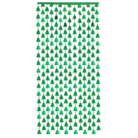 Joulukuusen kimallenauhaverho Metalliset oviverhot Tausta Juhlakoristeet