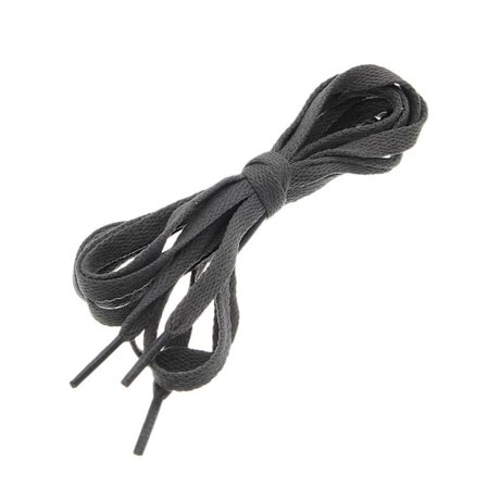 Kengännauhat - Tummanharmaat - Litteät [120 cm]