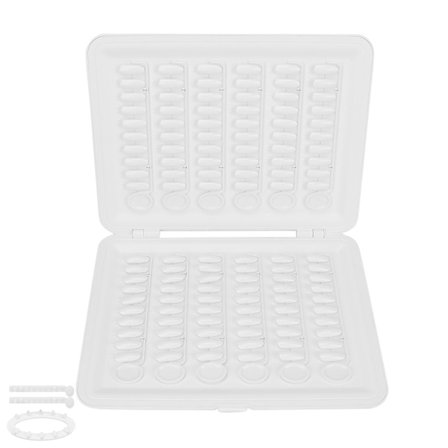 120 Farver Negle Tip Farve Display Bog Bærbar Salon Negle Gel Polish Farvekort Diagram Sæt