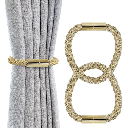 Magnetiske Gardinholdere, Gardinclips Stærke Magnetiske Vinduegardinreb Holdere