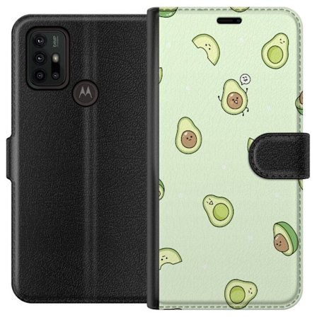 Kompatibelt Plånboksfodral till Motorola Motorola Moto G30 Glad Avokado