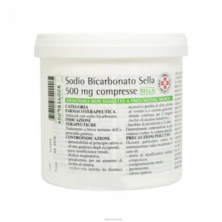 Sodio Bicarbonato (Sella)*1000 Compresse 500mg
