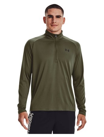Under Armour Ua Tech 2.0 1/2 Zip - Khaki green - XXXL