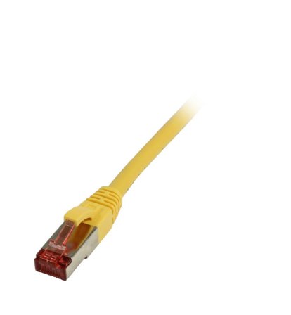 SYNERGY Patchkabel RJ45, CAT6 250Mhz, 0.15m gelb, S-STP(S/FTP), Synergy 21,