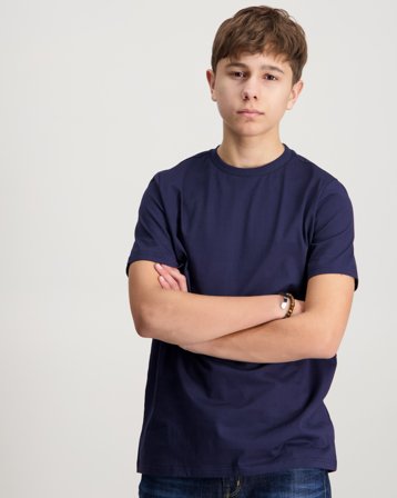 Zeke Essential Regular Tee Blau T-Shirts Jungen - Kids Brand Store