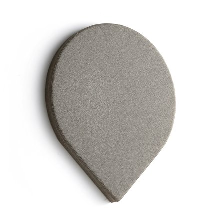 Akustikpaneel POLY, 800x800x56 mm, Wandmontage, braun