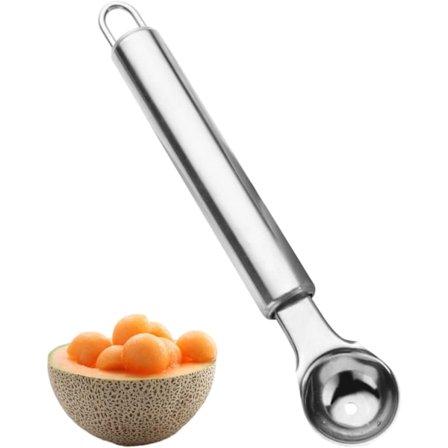 Melonske, Iskugleske, Ske, Melonske i rustfrit stål, Køkken