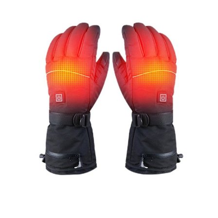 Vinterns smarte opvarmede handsker til kvinder, tykke varme fløjlshandsker til vintercykling, velegnede til cykling, motorcykler, skiløb osv.