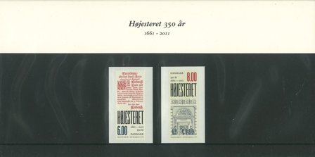 Danmark 2011 - Højesteret - AFA souvenirmappe 94