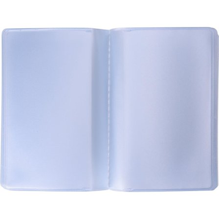 /EA/ 2 st plastfickor för kreditkort, 10 sidor med 20 fack och 10 sidor med 10 fack, transparenta, 9,5 x 6,5 cm