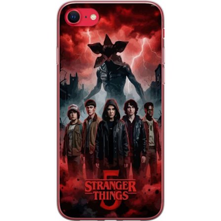 Yhteensopiva Puhelinkuori Apple Apple iPhone 7 Pimeä Stranger Things -inspiroima fantasiakuvaus salamalla, dramaattisella taivaalla ja intensiivisell