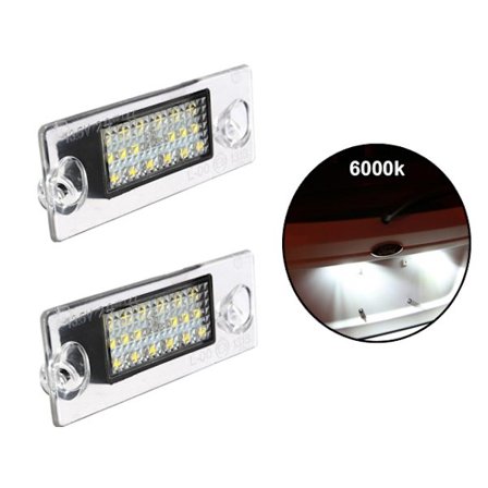 Audi A4 S4 B5 A3 8L Led skyltbelysning 6000k