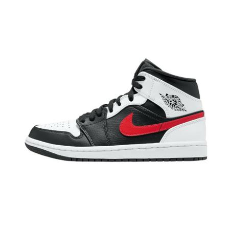 Jordan Mid Sneakers , Zwart , Heren , Maat: 42 EU