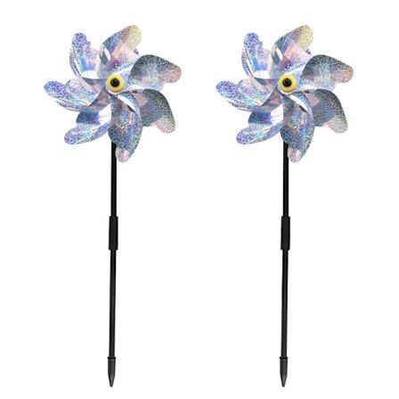 Tuulipyörät / heijastavat variksenpelättimet