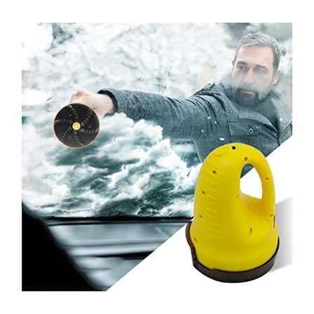 Elektrisk isskraber, ABS elektrisk bilrude defroster snefjernelsesværktøj USB-opladning 3000mAh til bilrude sne re