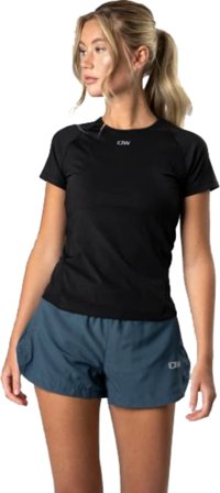 ICANIWILL Women's Mercury T-Shirt Women Short sleeved fitness sweater Black XS