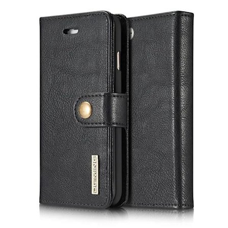 iPhone 7/8/SE (2020/2022) - DG.MING Magnetisk Etui/Pung Etui - Sort Black Svart[CO]
