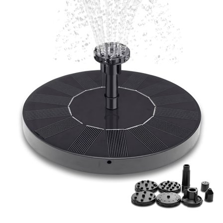 Fontæne - Solcellefontæne / Vandfontæne Solcelle - 16 cm