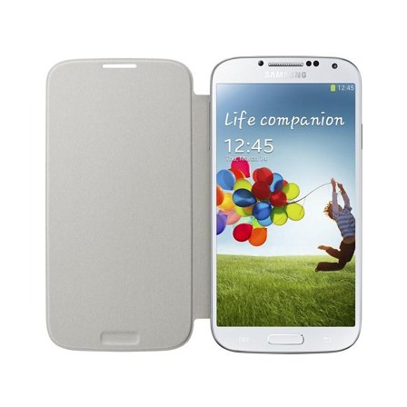 Samsung Flip Cover Galaxy S4 Polaris White