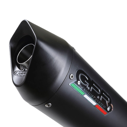 Silenziatore Slip-On G.P.R. Furore Nero Nero Opaco - Benelli Leoncino 500 Trail 2017-2020