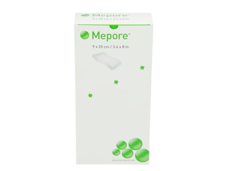 Mepore Selvheftende kompress, Steril, 9 x 20 cm, 30 stk.
