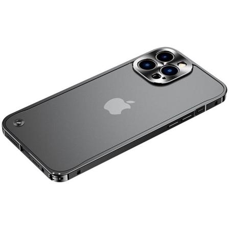 Iphone 13 Pro Skal Metall Slim - Svart