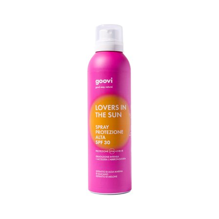 Goovi LOVERS IN THE SUN Spray Solare Corpo SPF30 200ml - Spray solare corpo alta prot.