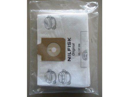 Nilfisk Dammsugarpåse VP930/GD930 10/fp - Lyreco - Städ och hygien - Dammsugare - Dammsugarpåsar