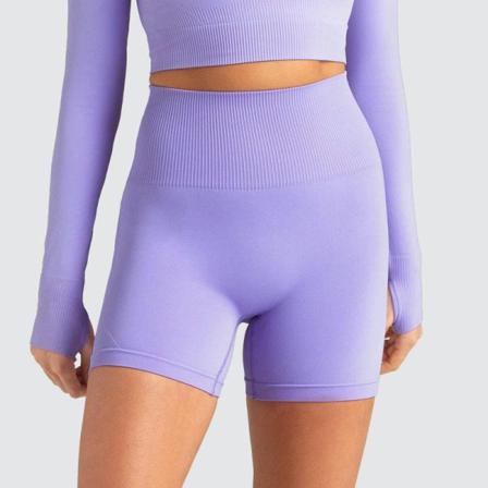 Snabbtorkande Yogashorts För Damer Enfärgade Leggings